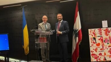 صورة توضيحية - سفارة أوكرانيا في لبنان تكرم القنصل العام الاوكراني في سوريا تامر التونسي