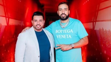 منذر درويش يستقبل النجم فرنش مونتانا