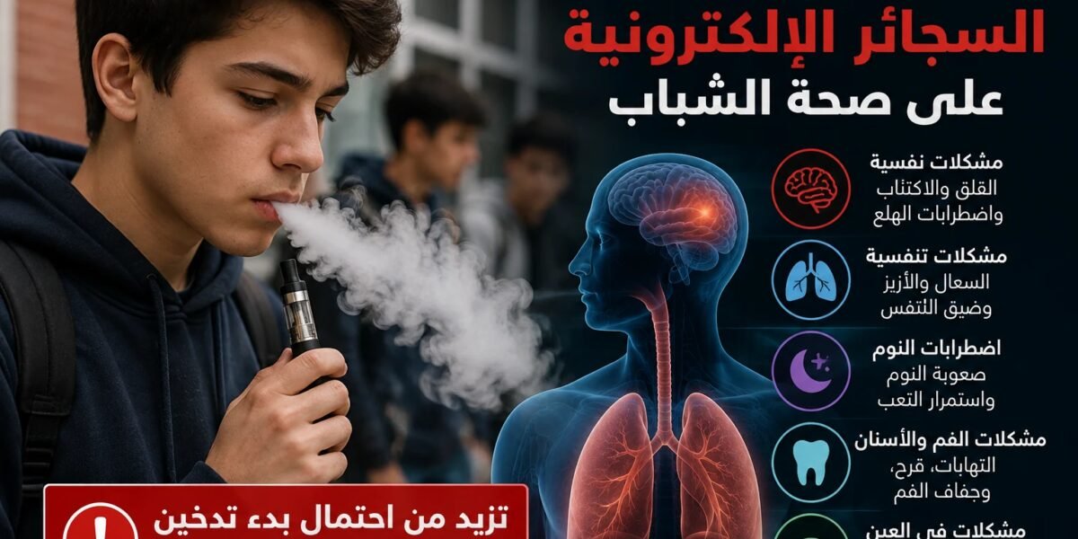دراسة: السجائر الإلكترونية بوابة لتدخين الشباب للسجائر التقليدية