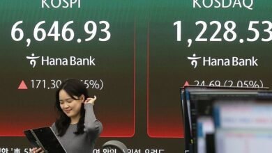 مؤشر كوسبي الكوري الجنوبي يهوي 8% والبورصة توقف التداول بعد تفعيل آليات الحماية